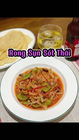 Rong Sụn Sốt Thái #nauchay #vegan #vegan #nauchaycungmeGao #xuhuong #xuhuong #foodfestontiktok #ancungtiktok #anchay #monchay #veganfood 