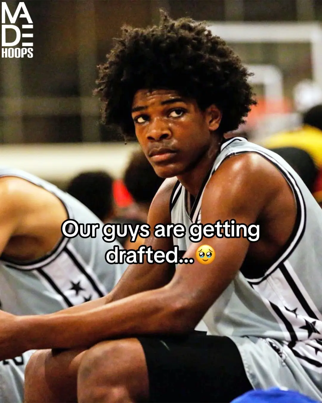 They grow up so fast. 🥲 Who’s your favorite hooper in the draft? #NBA #nbadraft #draft #madehoops #basketball #hooper 