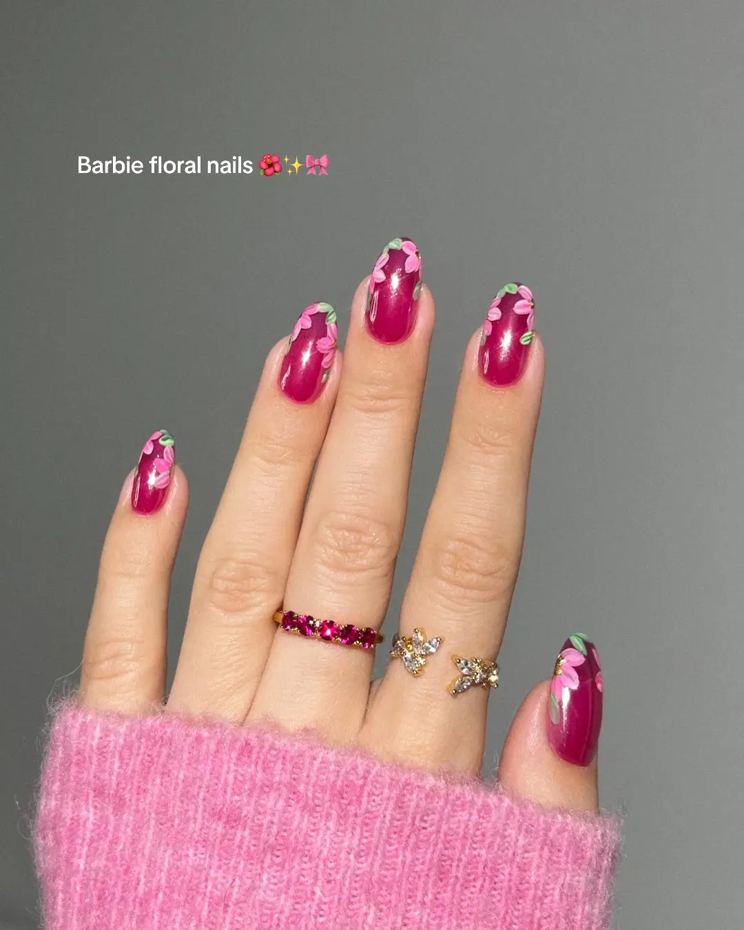 🌺🌈✨❣️ Capturing the essence of summer in a photo dump: flowers, rainbows, and magical auras on my nails! #nails #nailart #summernails #nailinspo 