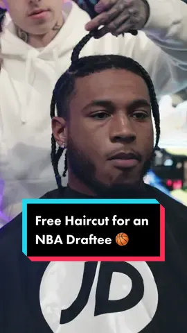 Out here in New York at @JD Sports  - just gave Cam Whitmore the best haircut in the 2023 NBA draft #JDPartner