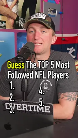TOP 5 MOST FOLLOWED NFL PLAYERS!! Any Surprises?! #fyp #nfl #top5 #sports #qb #followers 