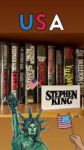 Stephen King vintage USA first edition books. #stephenking #stephenkingbooks #BookTok #bookporn #horrorbooks 