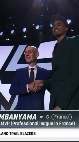 Never in doubt. Wemby goes number 1 #nbadraft #wemby #theshiftsports 