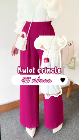 Kulot crincle murah, secakep ini cuma 45ribu😨 #kulotmurah #kulotcrincle #kulotcrinclemurah 
