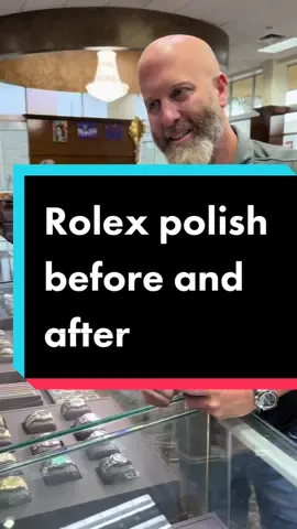 Beafore and after we polish out customers rolex #polish #rolex #watchesoftiktok #watcheslover #watchesformen #yachtmaster #fyp
