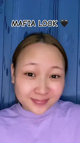 mafia simple jak🤭🖤 #fypage #fypforpage #makeuptutorial #kontenmakeup #makeuplover #fyppppppppppppppppppppppp 