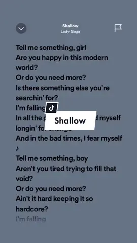 Shallow! #leohernandezlyrics_ #shallow #shallowladygaga #ladygaga #aesthetic #spotify #songlyrics #music #fyp #fypシ #trendingsong #4u 
