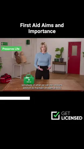 An overview of the main aims of first aid ⛑✅ #security #firstaid #getlicensee
