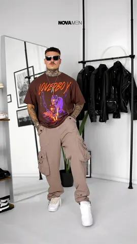 Ad*| #styles #inspo by @NovaMEN @FashionNova  fashionnovapartner ✌🏼😜 #fashionnovamen 🚨 ✌🏼Which outfit is your fav fam??  __ Look 1: Loverbor short Sleeve Tee- Chocolate XL Got Em Ripstop Cargo Pants - Taupe 34 ___ Look:2 Beware Of Love Short Sleeve Tee- Black XL Probably Call Me Utility Cargo Pants - Black 34 _ #look #style #styleinspo #mensfashion #fashion #fashionmen #fashioninspo #cargopants #shirt #drip #inspofashion #usa