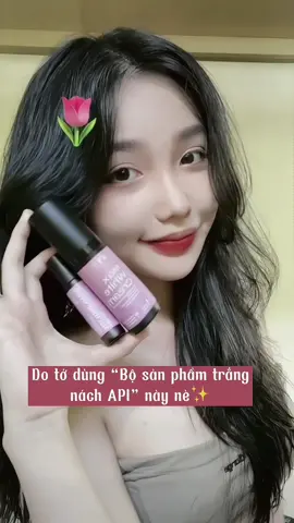 Đầu tư để có chiếc nách xink😝 #serumapi #trangnach #rel1 #xuhuong 