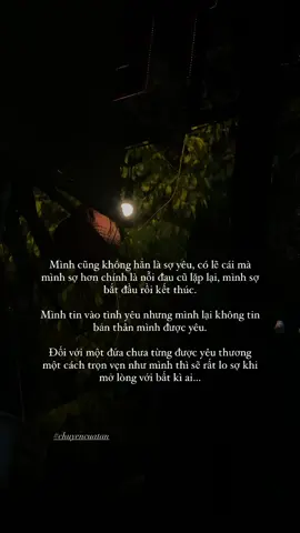 Mình tin vào tình yêu nhưng mình không tin bản thân mình được yêu…#tan🖤 #tâmtrạng #sadstory #xuhuong 