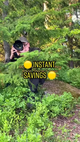 Oops! 💸 Only 1 more month of Nikon Summer Savings 👀 #nikon #nikoncreators #summersale #discount #camera #lenses   