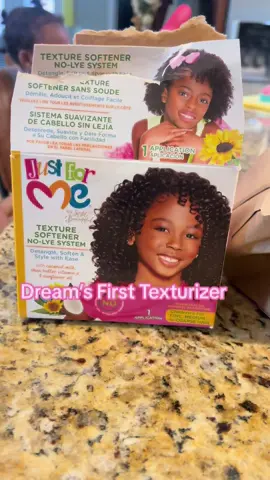 Dream’s First Texture Softener 🩷#foryoupage #fyp #kidsoftiktok #hairtok #kidshairstyles #kidstexturizer 