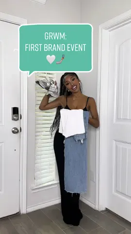 GRWM: chill cute fit for my first ever influencer/brand event! 🤍🤳🏽  #dallasinfluencer #dallascontentcreator #dallaspr #grwm #gdwmblackgirls  
