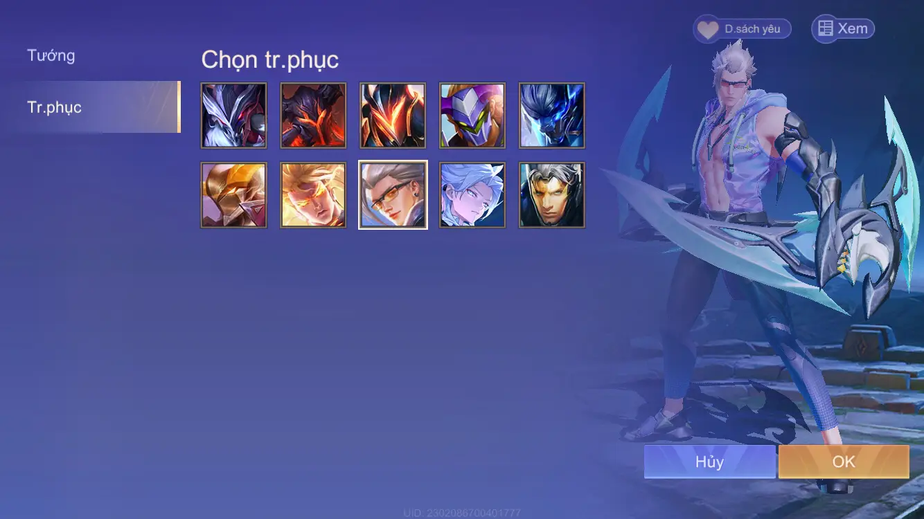 3050k để full skin tướng tủ#lienquanmobile 