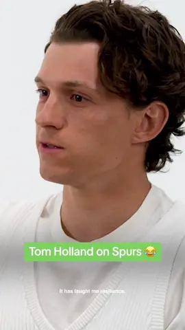 Tom Holland explains what it’s like to be a Spurs fan 😂 #sportbible #sports #football #Soccer #premium 