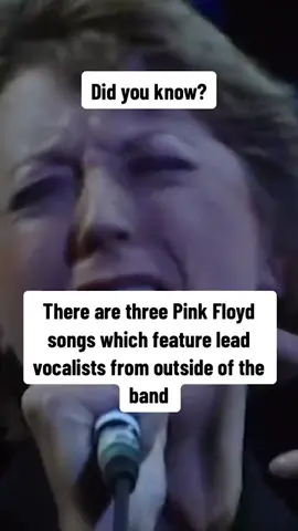 Did you know there are three Pink Floyd songs which feature lead vocals from singers outside of the band? #PinkFloyd #ClareTorry #RoyHarper #AndriyKhlyvnyuk #Greatgiginthesky