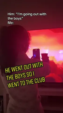 Two can play at that game 🙄#fakeparty #fakeclub #goingoutwiththeboys #realtionshipproblems #betteroff 