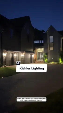 “Find the light”, they said. I bought the lot that this home is on, sight unseen, the week that I met Ryan just over two years ago. I was in quarantine in Canada and it came available and quite frankly, scared the SH*T out of me to do a spec project like this. I was in a place at the time where I knew I had to take on things that scared me as a newly single woman. I NEVER intended on moving into it. And I mean, NEVER!!!! But, in an interesting turn of life events, we moved in a year later to a new home, in a brand new neighborhood, making new memories and I realized it was just what I needed. I have been trying to “light” up every room inside until I love every inch of our house the way that I did our last home, but I’ve finally made my way outside.  Thanks to Kichler Lighting for gifting me this beautiful lighting package and helping to come up with a plan. I love the way it makes me feel. Lighting is vastly underestimated when designing a home so if you have questions or comments, I will do my best to answer below. #kichlerlighting #homedecor #outdoorlighting #hometiktok 