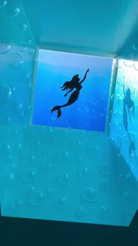 Thank you so much @FoolishMortalArtShop for sending this amazing window sticker for the skylight in our kids’s Ariel bathroom we also painted the ceiling and added bubbles #thelittlemermaid #ariel #underthesea #disneyworld #disney #mermaid #disneyhome #disneyhouse