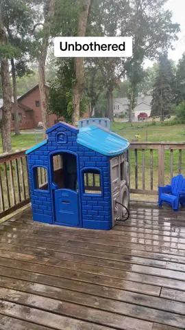 Im trying to get everybody in the house cause its pouring raining meanwhile Jamal aint moving a inch while eating a cookie 🙄#fyp #livingwithatbi #hellyeaiight #lovesavedyou 