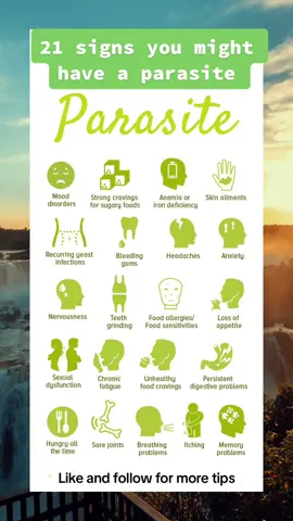 Like, save and follow for more tips #parasitecleanse #parasiteawareness #parasitetok #parasitesymptoms #healthtok 
