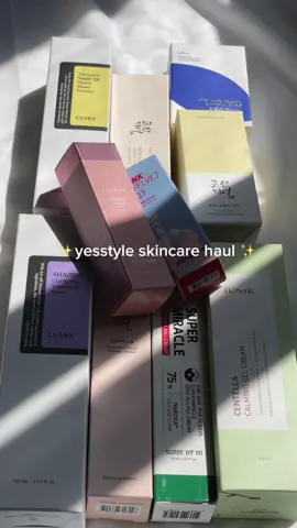 My first skincare haul video 💖 #ys23midyearfavs #yesstyle #yesstylehaul #skincarehaul2023 #kskincare #CapCut 