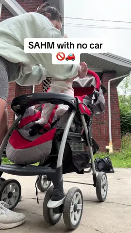 Who even needs a car? #fyp #sahm #brokemom 