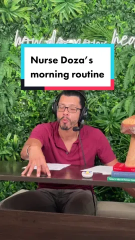 Nurse Doza’s morning routine 🌞 #morningroutine #morningroutinetips #morningroutineideas 
