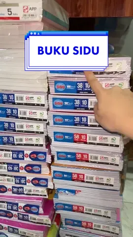 Buku Sidu lengkap cek keranjang kuning🫰🏻 #atkmedangrosir #bukusidu38 #bukutulismurah #bukutuliscostom 