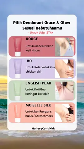 Keti auto glowup😍 #graceandglowdeodorant #rekomendasideodorant #deodorantviral 