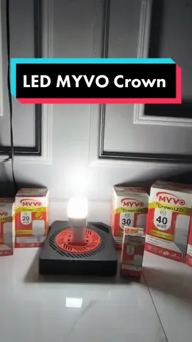 Lampu LED MYVO Crown Super Terang Buruan cek keranjang kuning 🛒 #lampu #myvo #elektrik #fyp 