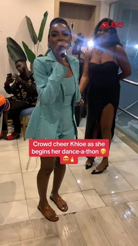 Khloe dances to her first viral TikTok challenge ❤️😍 #pulsenigeria #pulseviral #pulseevent #tiktoknigeria  #danceathon 