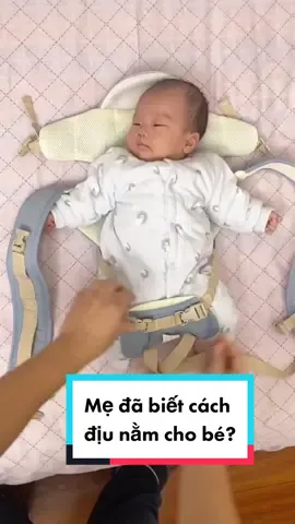 Địu Aixintu dành cho trẻ từ sơ sinh đến 36 tháng. Bố mẹ tham khảo cách địu nằm cho bé sơ sinh ạ. #diuaixintu#mevabesosinh#embecute#diubesosinh.