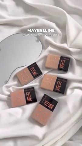 swatch nền fit me fresh tint #thuvienmakeup #cooken #GocLamDep #ReviewLamDep 