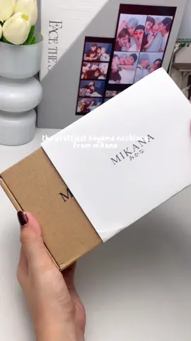 i finally got this pretty hayame necklace from mikana 🫶🏻✨#hayamenecklace #mikanajp #mikananecklace #necklace #fyp 