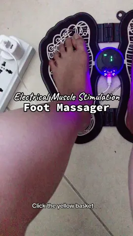EMS Foot Massager. Super relaxing and ang sarap sa pakiramdam #footmassage #footmassager #emsfootmassager #tiktokfinds #tiktokbudol #fyp #viraltiktok 