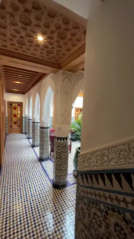 The luxury of Morocco's riad. . . . . #marrakech #morocco #riad #tourism #traveltiktok #luxury #riadmarrakech #architecture #medina #marrakechcity #visitor #riadlovers 