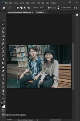 Cách dễ dàng để xoá người yêu cũ ra khỏi bức ảnh của bạn #photoshop #photomagic #photoeditting #LearnOnTikTok #photoshoptutorial #aiphotoshop #photoshopai 