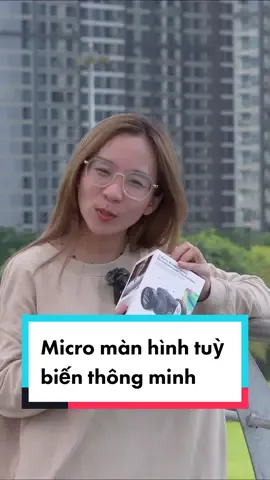 Mở hộp Saramonic BlinkMe B2: micro màn hình cảm ứng và tuỳ biến hình nền theo phong cách riêng của bạn 😋 #quickaccess #saramonic #blinkmeb2 #saramonicblinkme #thanhcongnghe #LearnOnTikTok #nhasangtaonoidung #creator #micro #microphone #phukiencongnghe 