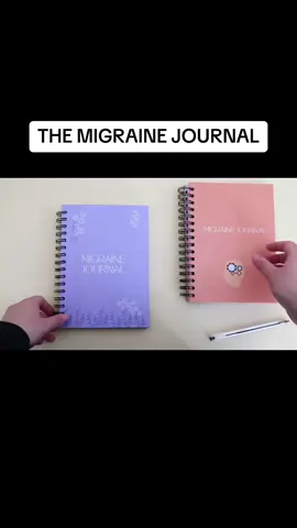 INTRODUCING THE MIGRAINE JOURNAL  Are you suffering with migraines?  YOU NEED THIS JOURNAL  #migraine #migrainejournal #feelinggood #notebook #colors #summermusthave 