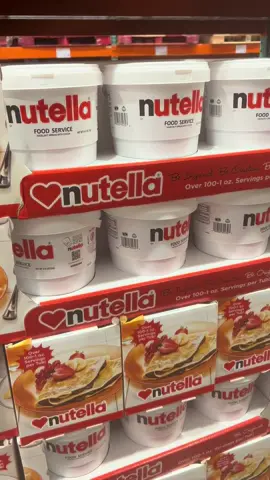 Anyone need some #nutella at #costco #costcofinds #costcotiktok #snacks #food #yum 