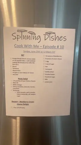 Cook With Me! See you all tomorrow! #cookwithme #spinningdishes #itsdelicious #fyp 