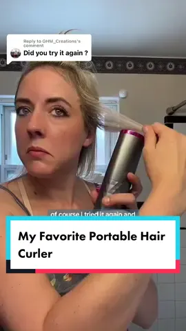 Replying to @GHM_Creations   sure did! I love this thing so much!! It is SO GOOD lol. I wasn’t expecting it to pack the punch it did. It curls quickly and the curls LAST! I barely spritzed them with hair spray and they were good to go.  I also love how it makes your hair shine like you just got a treatment done. 10/10 no complaints. Especially considering it’s portable. Can’t beat that.