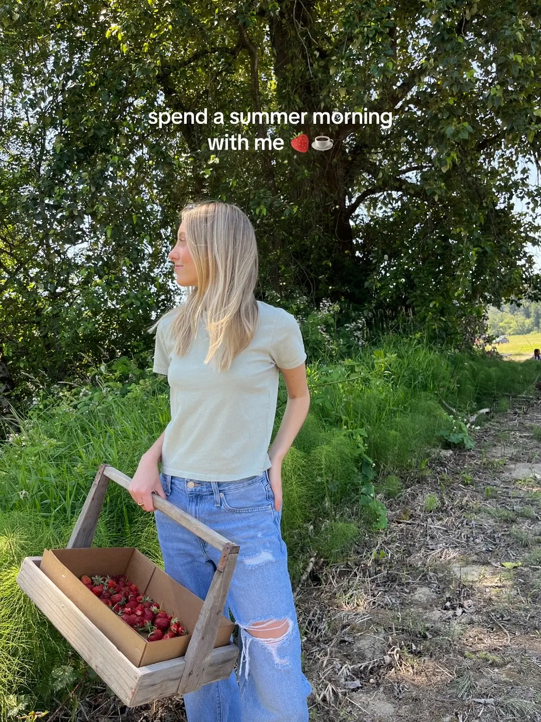 spend a summer morning with me 🍓☕️ @Bloom Nutrition #morningroutine #Summer 