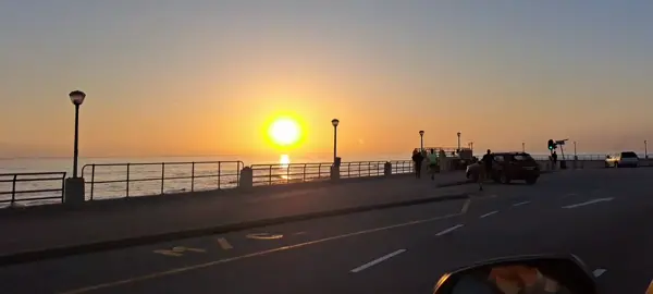 Port Elizabeth in all her glory 🌊♥️ On our way to a training course early on a Saturday morning.... the view was worth it. #foryoupage #foryou #fyp #portelizabeth #southafrica #sunrise #Saturday #morning #beach #beachfront #beautiful #destination #traveling 