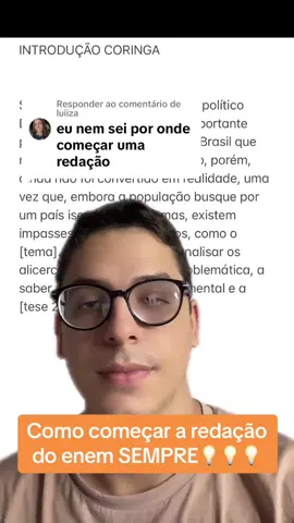 Respondendo a @luiiza  