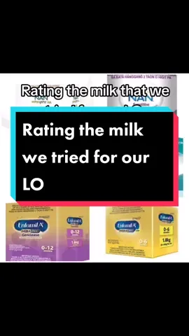 Rating the formula milk that we tried for LO. Sensitive ang tyan ni baby kaya naka ilang milk kami. I tried to breastfed him pero humina supply due to stress. #babiesoftiktok #formulafed #fyp #formulamilk #fedisbest #MomsofTikTok #csmom 
