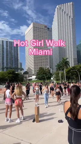 A perfect day for a Hot Girl Walk!  Happy to see the queen @Lauren Giraldo ✨💖 #hotgirlwalk #12330 #miamilife #miami 