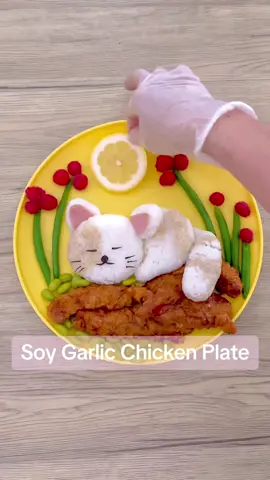 Sleepy kitty on a bed of Soy Garlic Chicken… weekend can’t get better than this 😁  Hope everyone has a great weekend! #tastemademedoit #FoodArt #TastesAsGoodAsItLooks  #sorryjusthangry #foodart #foodartforkids #cutefood #kawaii #bento #edibleart #photooftheday #food #foodporn #foodartist #cuteplating #fooddecoration #pinoyfood #fooddesign #yummy #yummyfood #breakfast #breakfastideas #foodideas #Love #happy #cookingmom #homecooking #mothersday #bentoideasforme